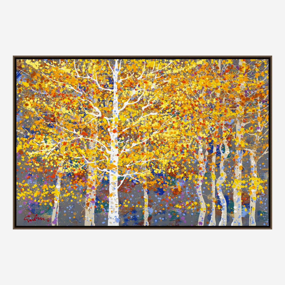 Aspen Glow - Premium Canvas Print