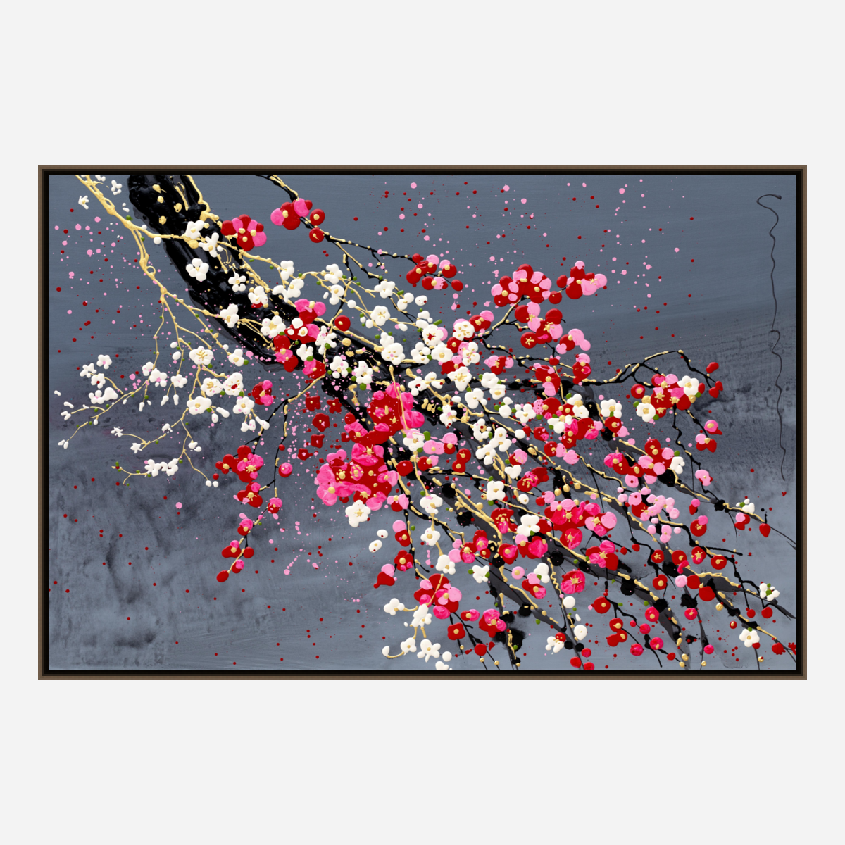 Plum + Cherry - Premium Canvas Print
