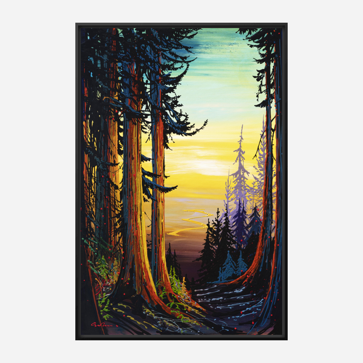 Elysian Gold - Premium Canvas Print