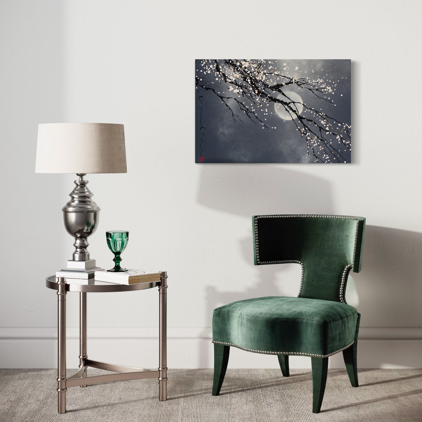 Flower Moon - Canvas