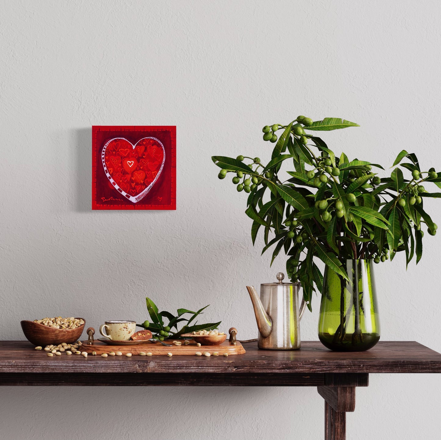 Hearts of Love - Canvas