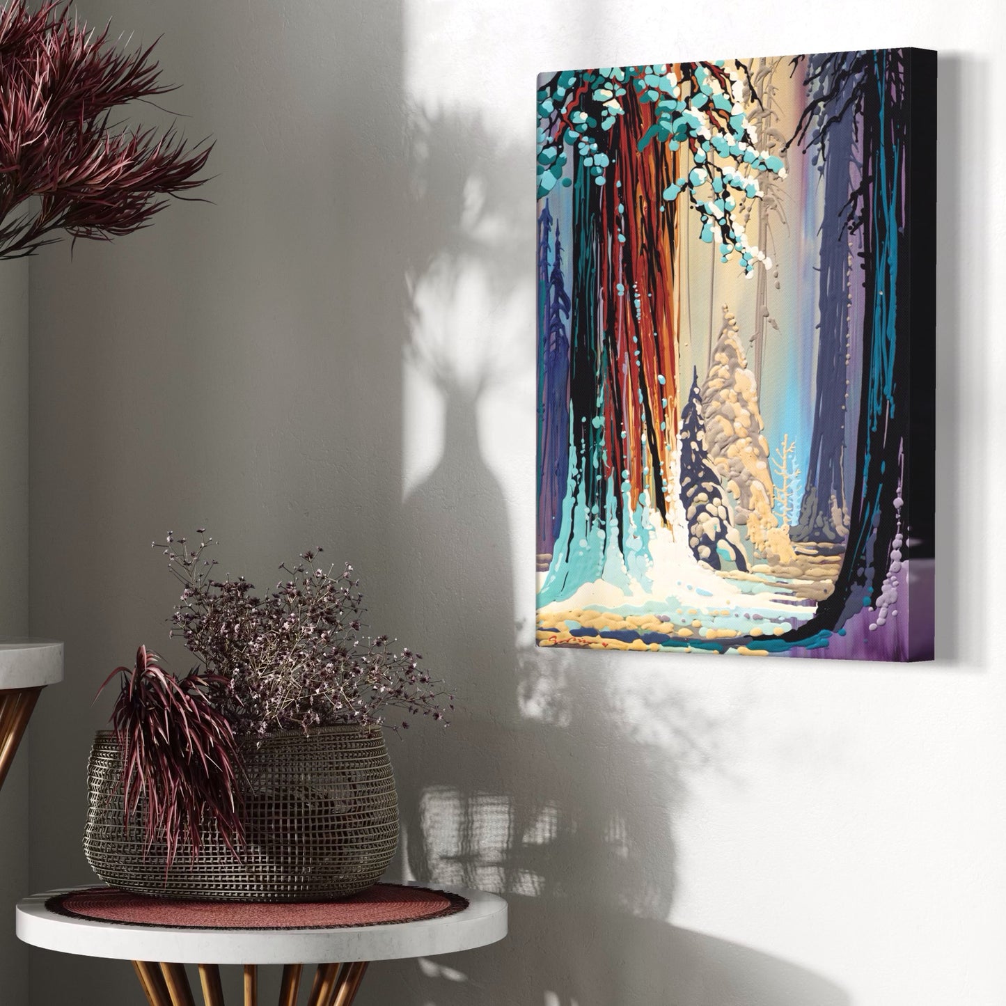 Snowy Morning - Canvas