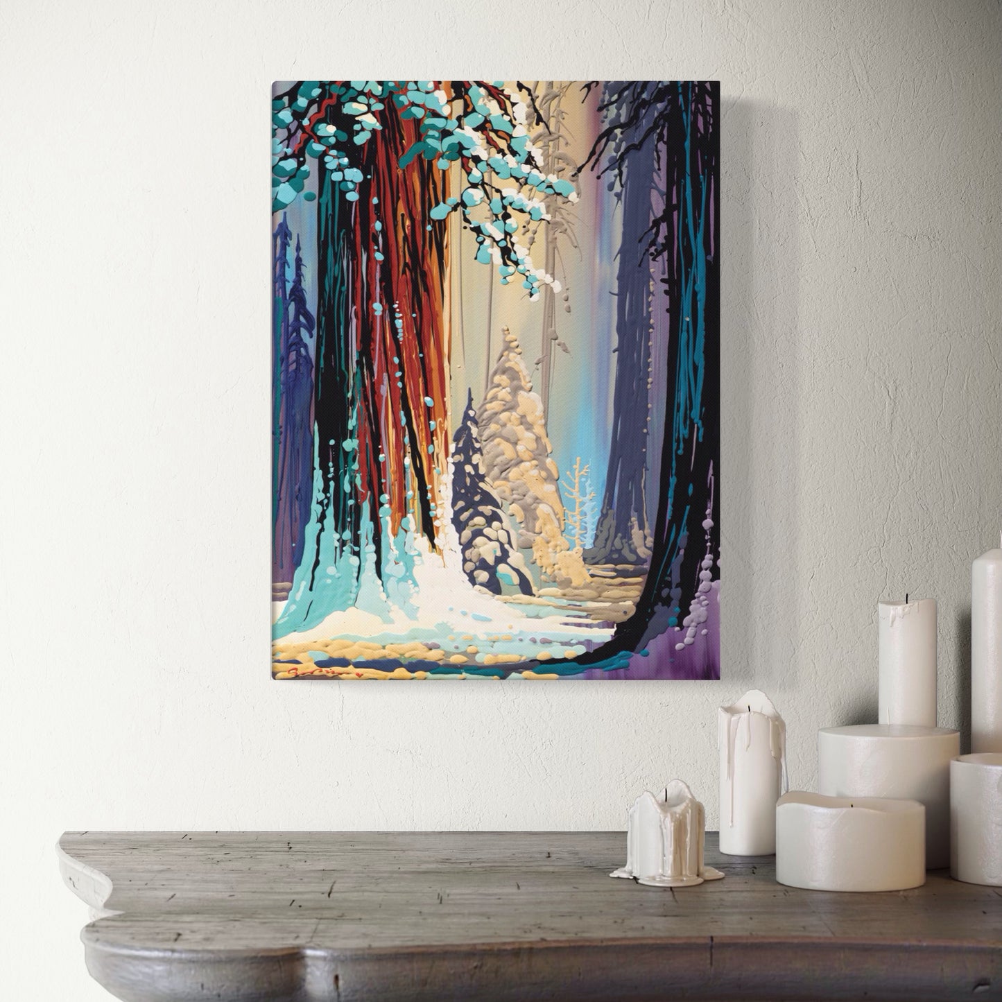 Snowy Morning - Canvas