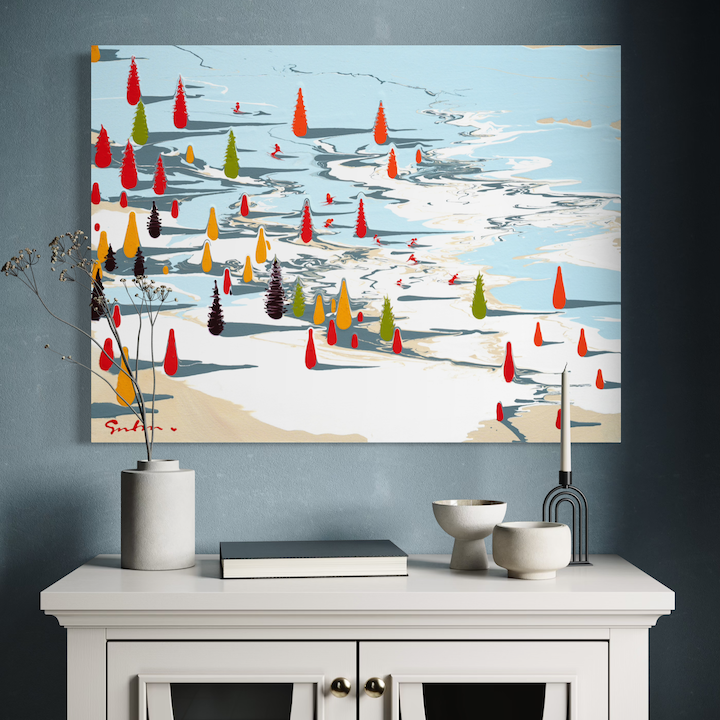 Home Run - Premium Canvas Print