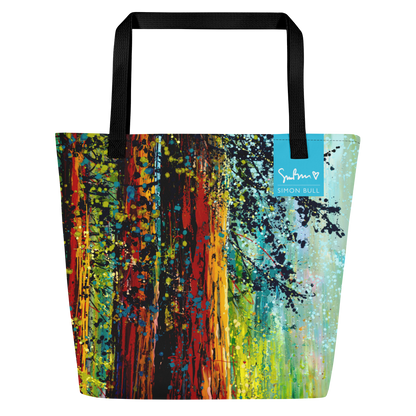 A Walk Through The Woods - Large Tote Bag