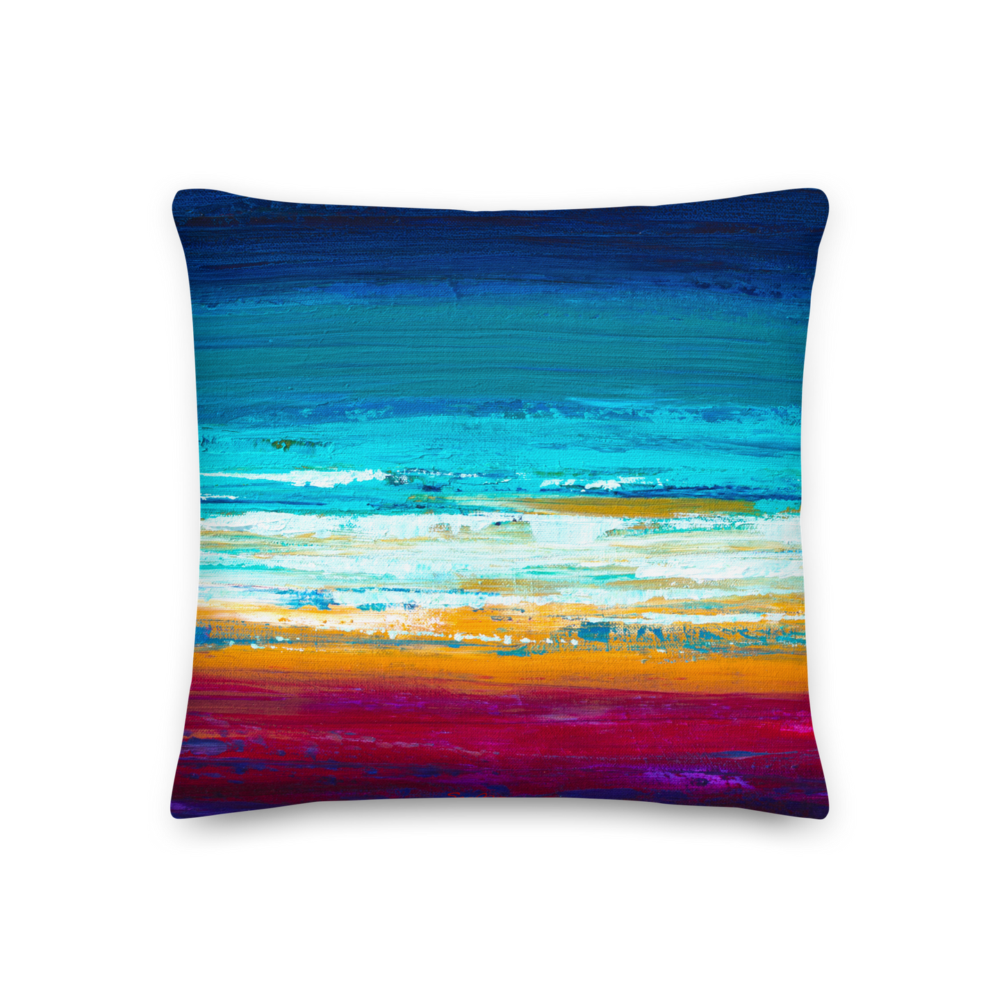 Sky Surf Sand - Double Sided Pillow