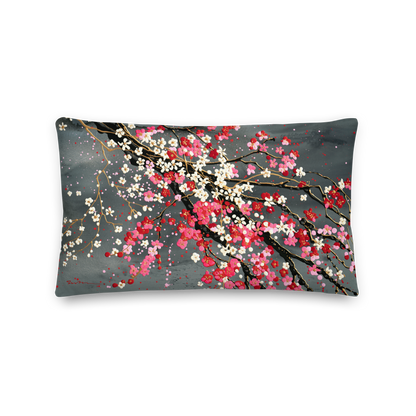 Plum + Cherry - Double Sided Pillow