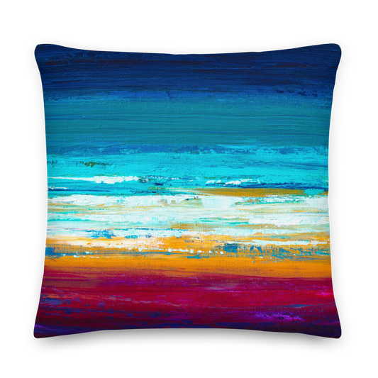 Sky Surf Sand - Double Sided Pillow