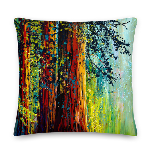 A Walk Through The Woods - Double Sided Premium Pillow