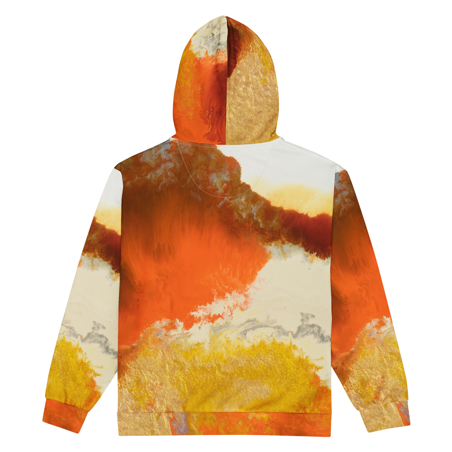 Orange + Gold - Zip Hoodie