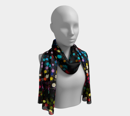 Out Of The Darkness - Long Silk Scarf