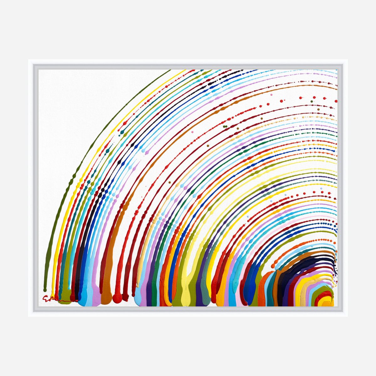 Hit Record - Premium Canvas Print
