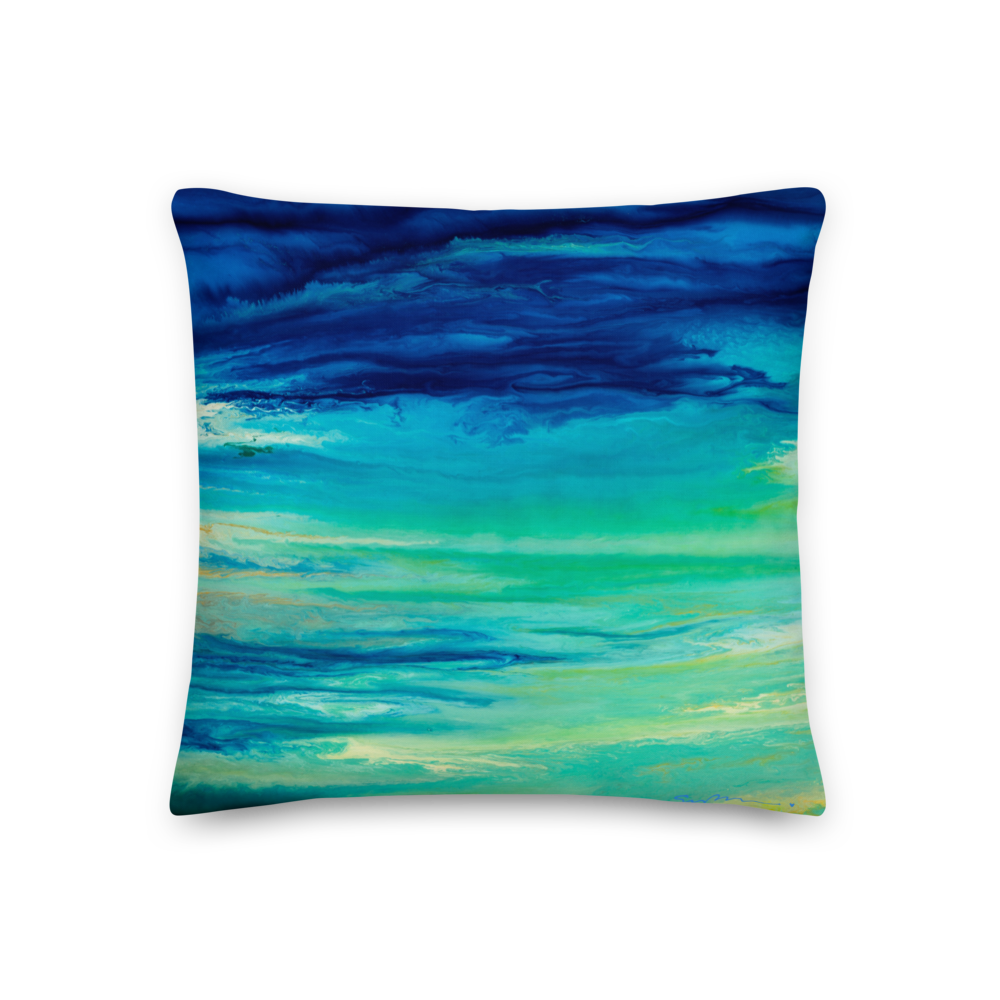 Aqua Terra - Double Sided Pillow