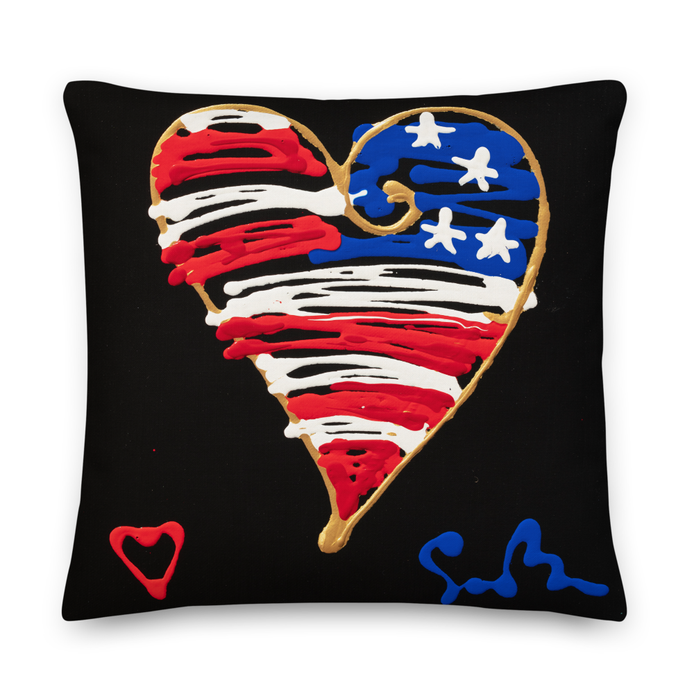 American Heart and Soul - Double Sided Pillow