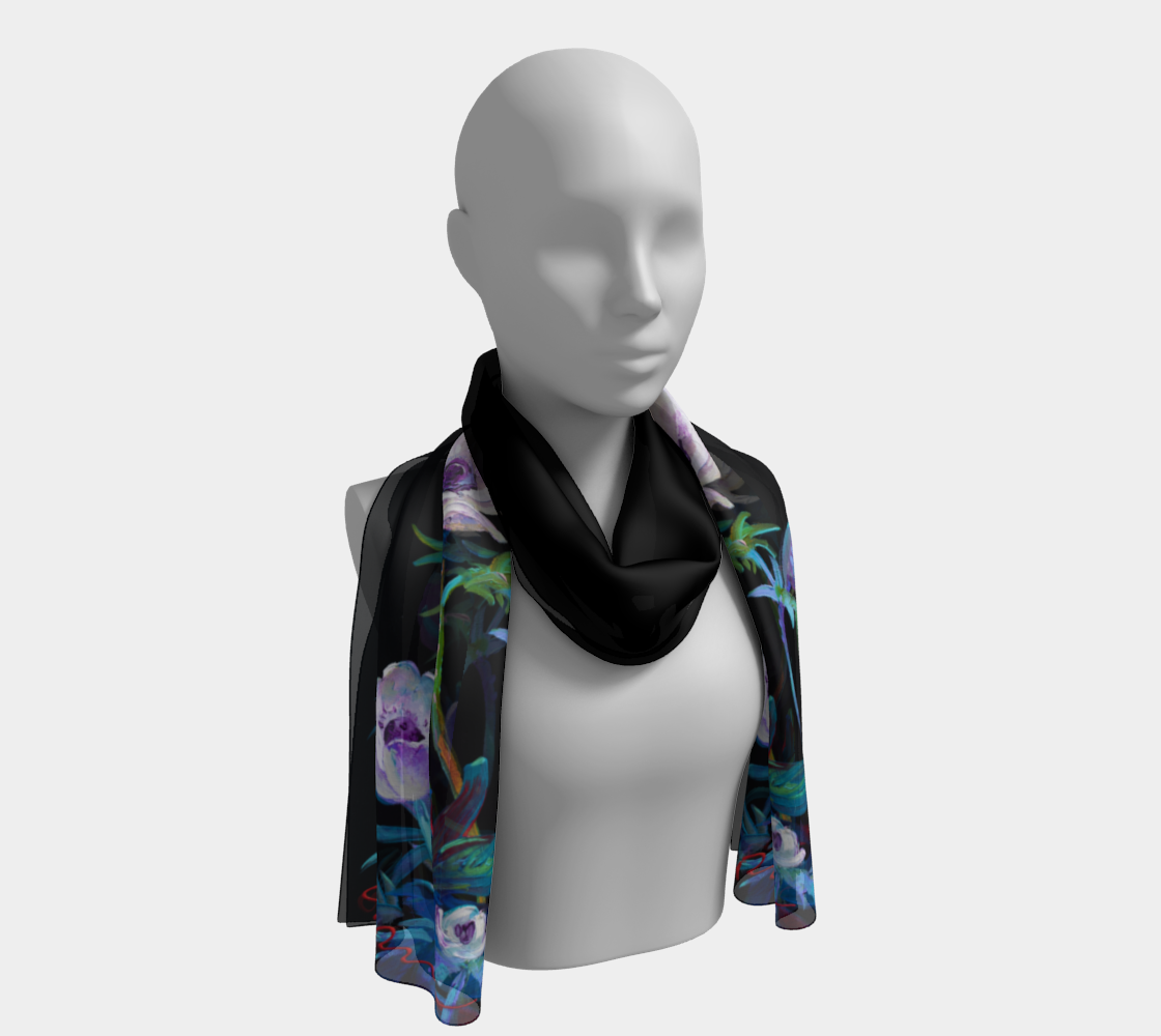 Rhyme - Long Silk Scarf