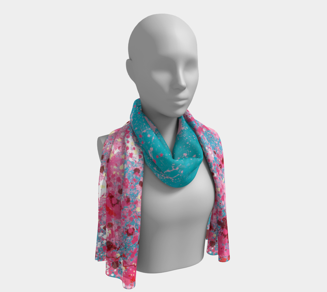 Satoko - Long Silk Scarf