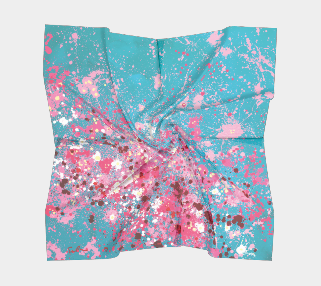 Satoko - Square Silk Scarf