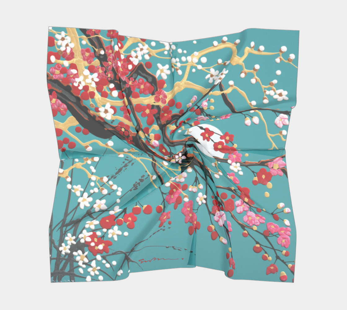 Show Me The Way - Square Silk Scarf