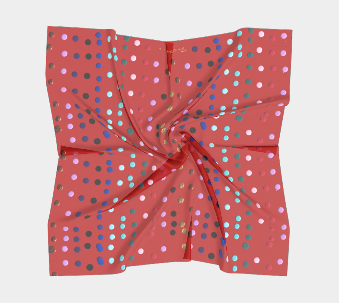 Year of the Dot - Square Silk Scarf