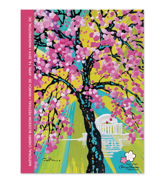 Simon Bull Wins Gold for Best Commemorative Poster - National Cherry Blossom Festival