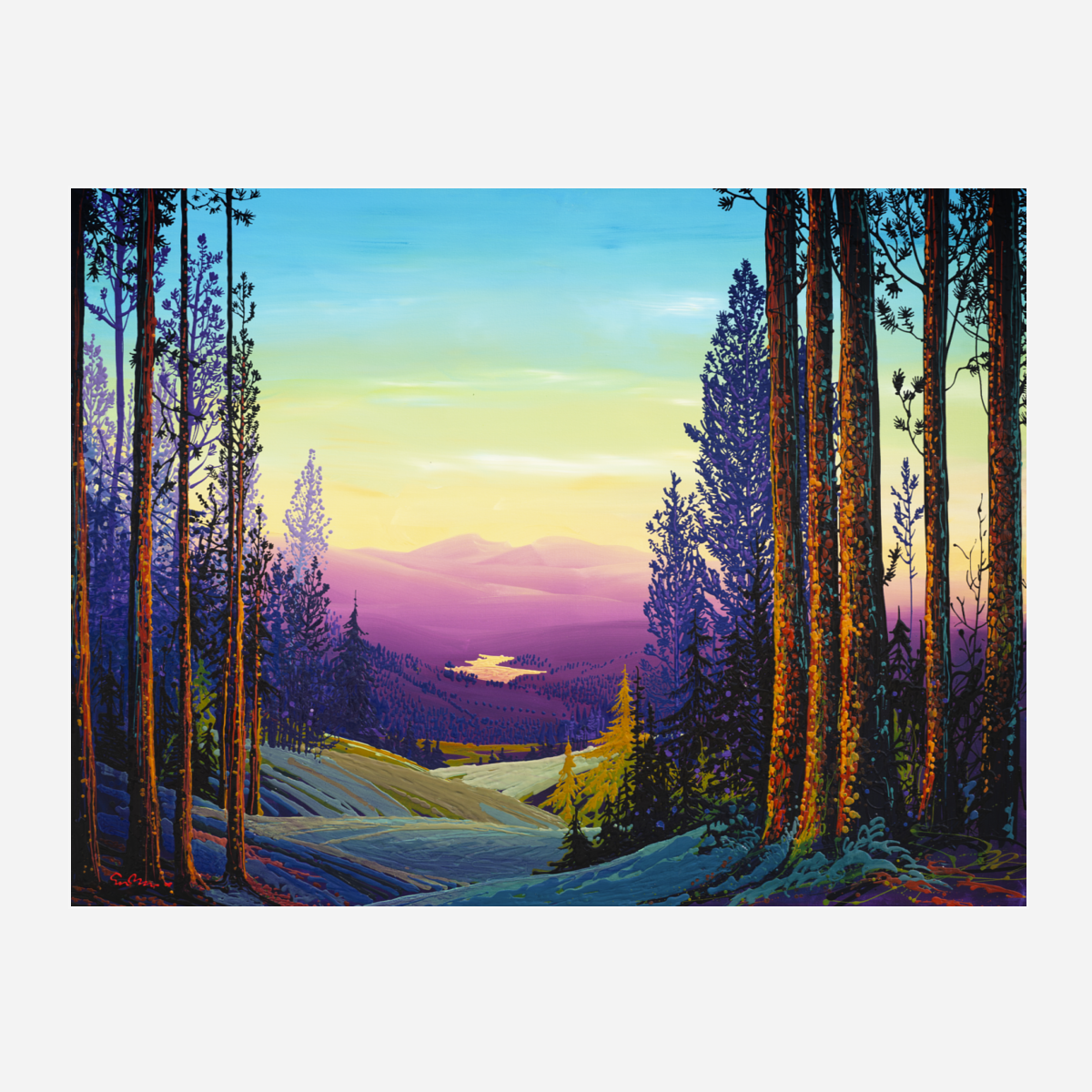 Radiant Morning - Premium Canvas Print