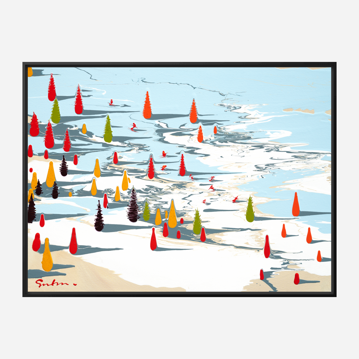 Home Run - Premium Canvas Print