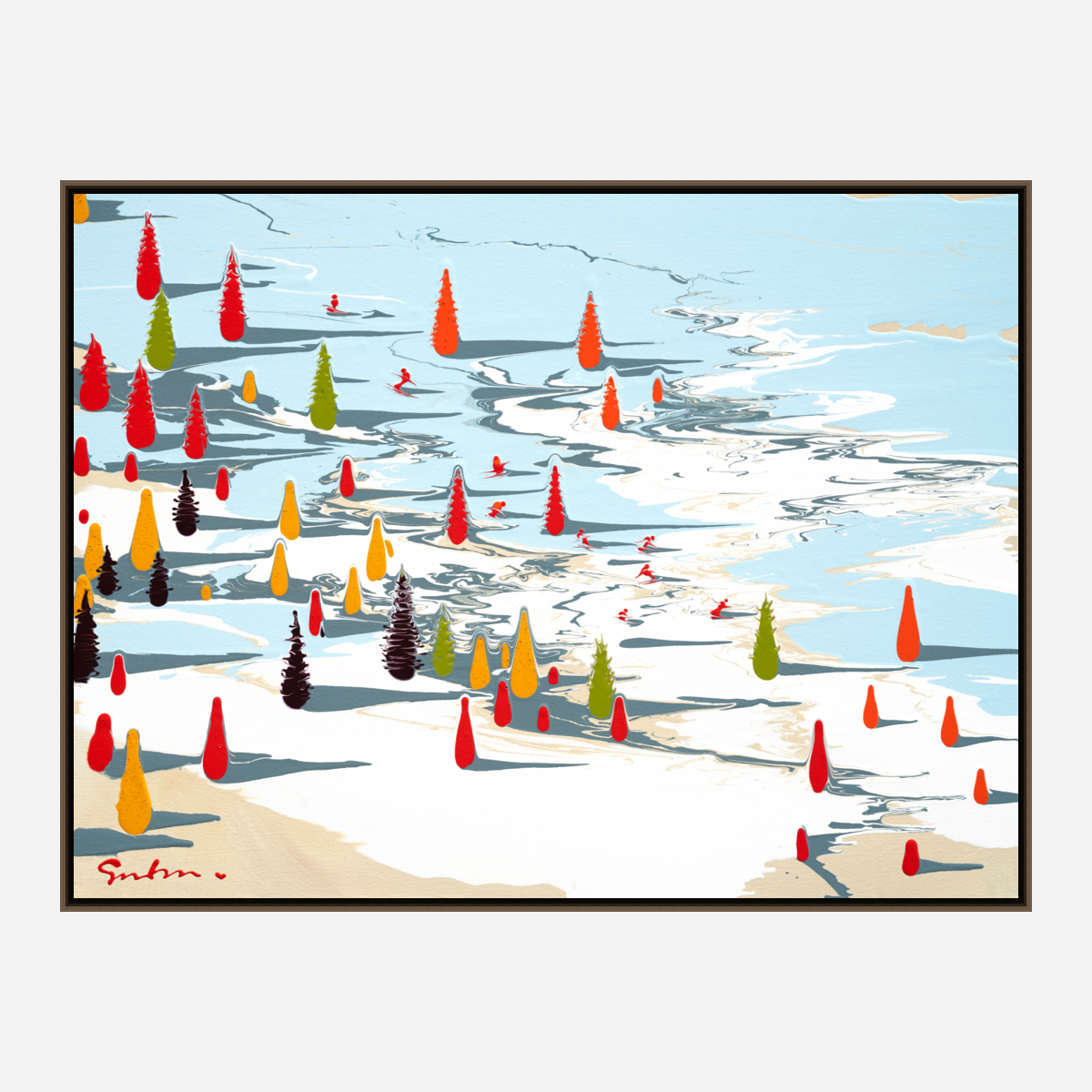 Home Run - Premium Canvas Print