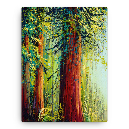A Walk Through The Woods III - Canvas Print