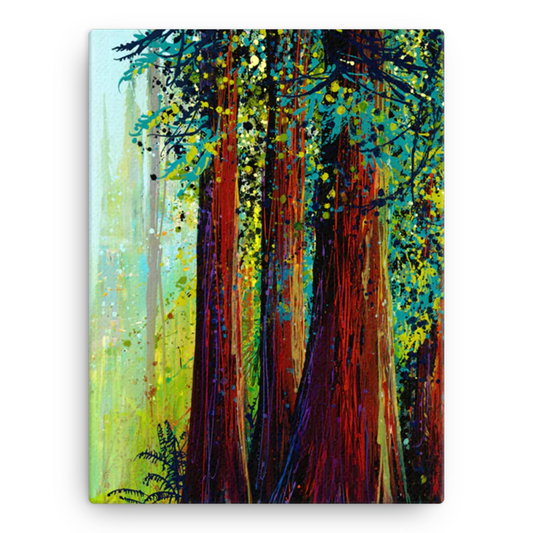 A Walk Through The Woods II - Canvas Print