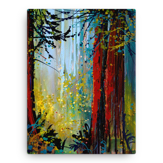 A Walk Through The Woods V - Canvas Print