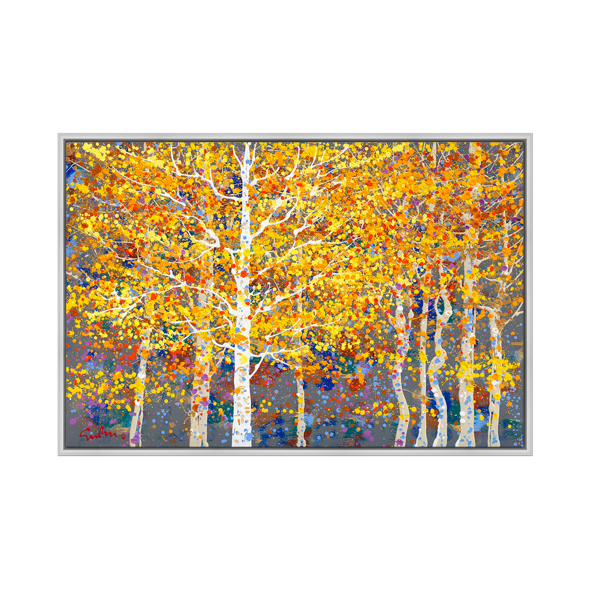 Aspen Glow - Canvas Print
