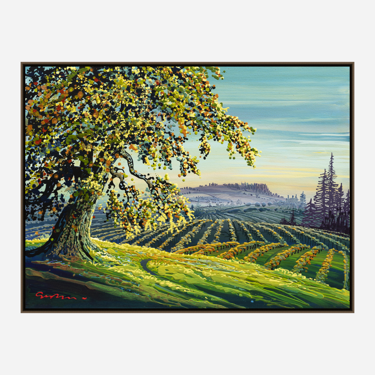 Mists and Mellow Fruitfulness - Premium Canvas Print