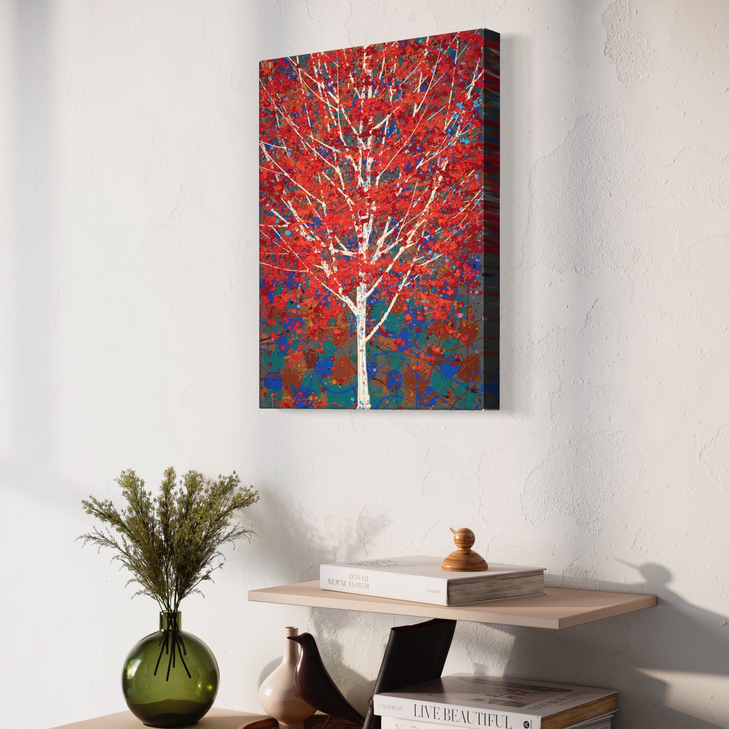 Glorious Red Leaves - Canvas