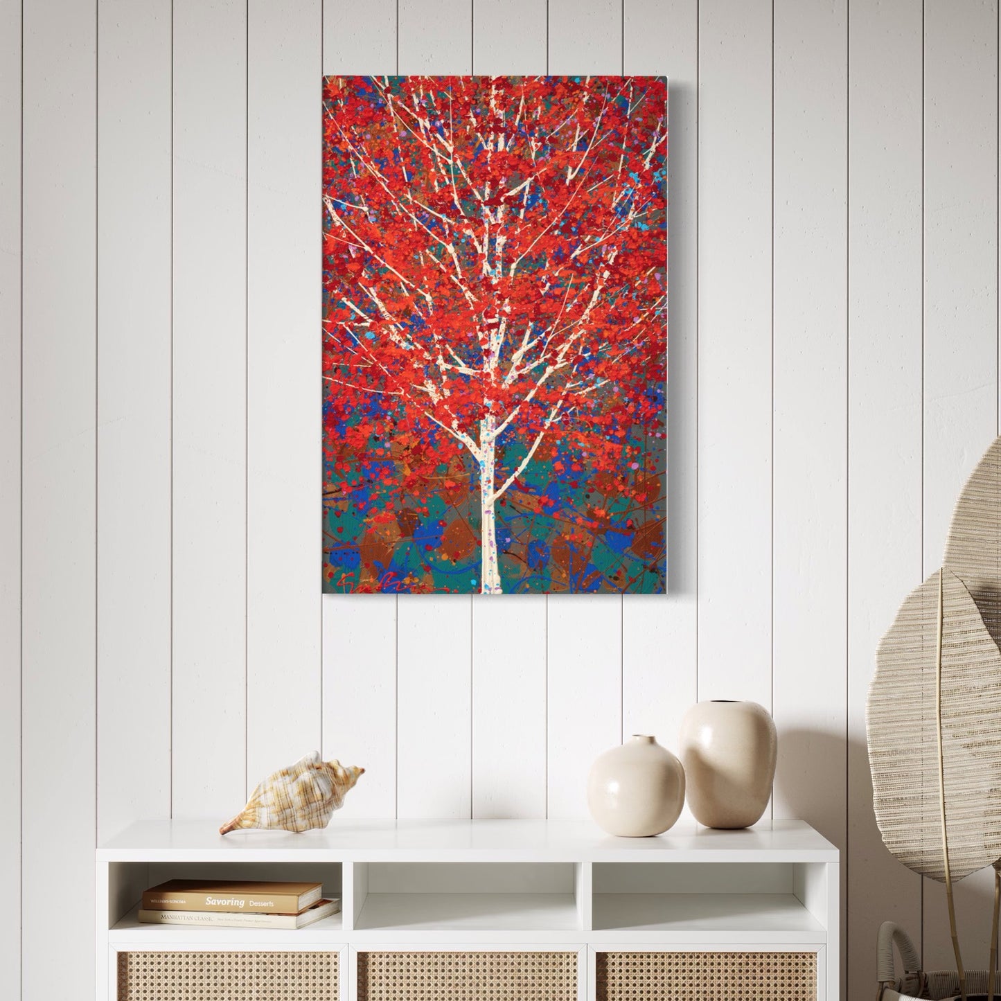 Glorious Red Leaves - Canvas