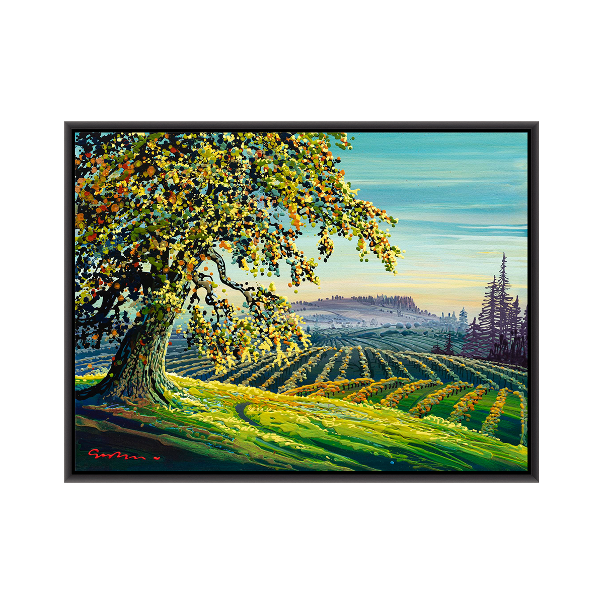 Mists and Mellow Fruitfulness - Canvas Print