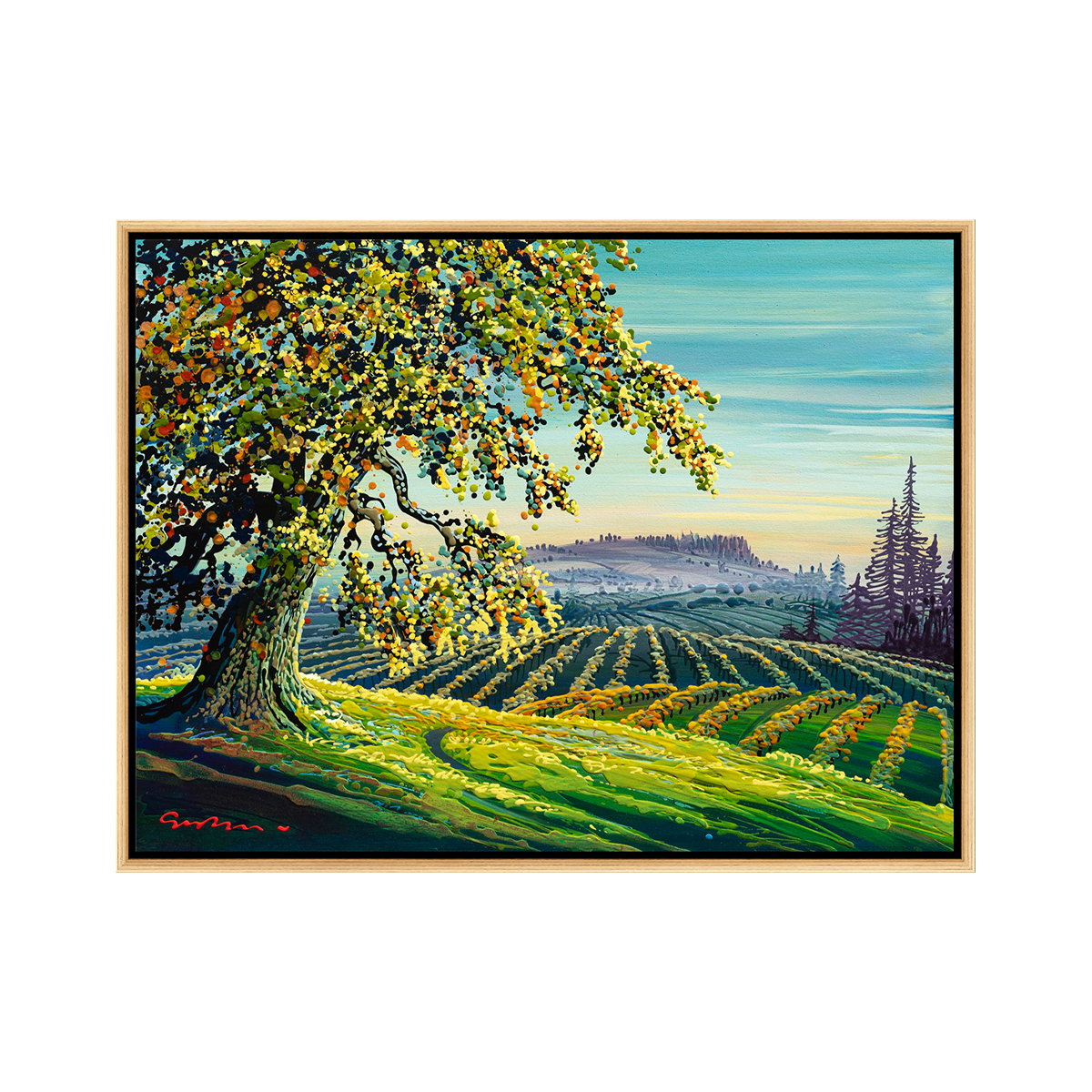 Mists and Mellow Fruitfulness - Canvas Print
