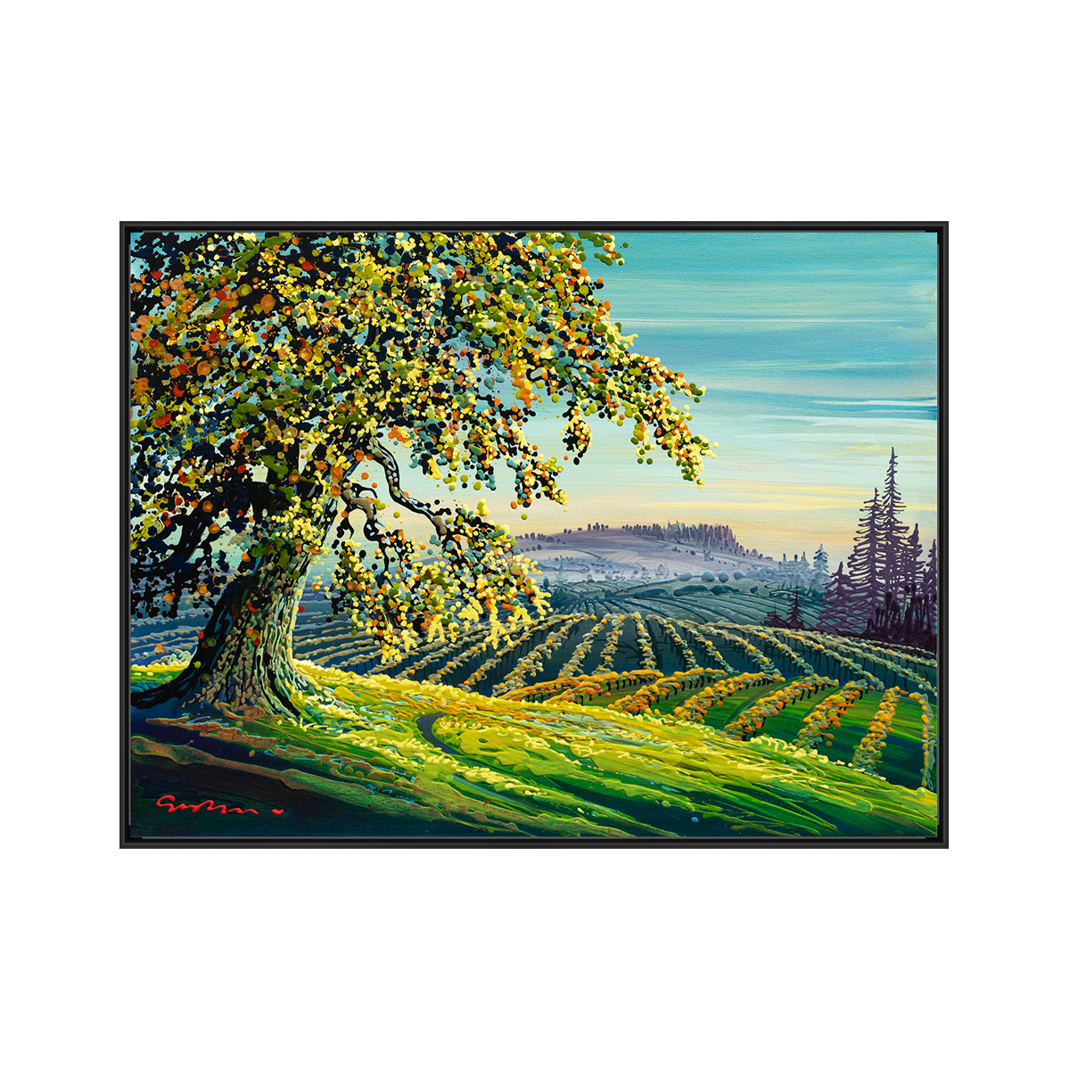 Mists and Mellow Fruitfulness - Canvas Print