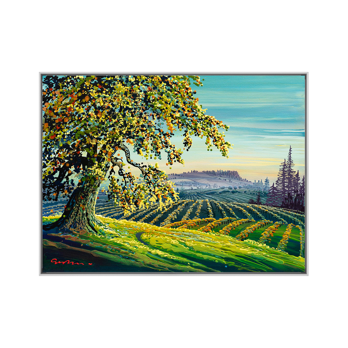 Mists and Mellow Fruitfulness - Canvas Print