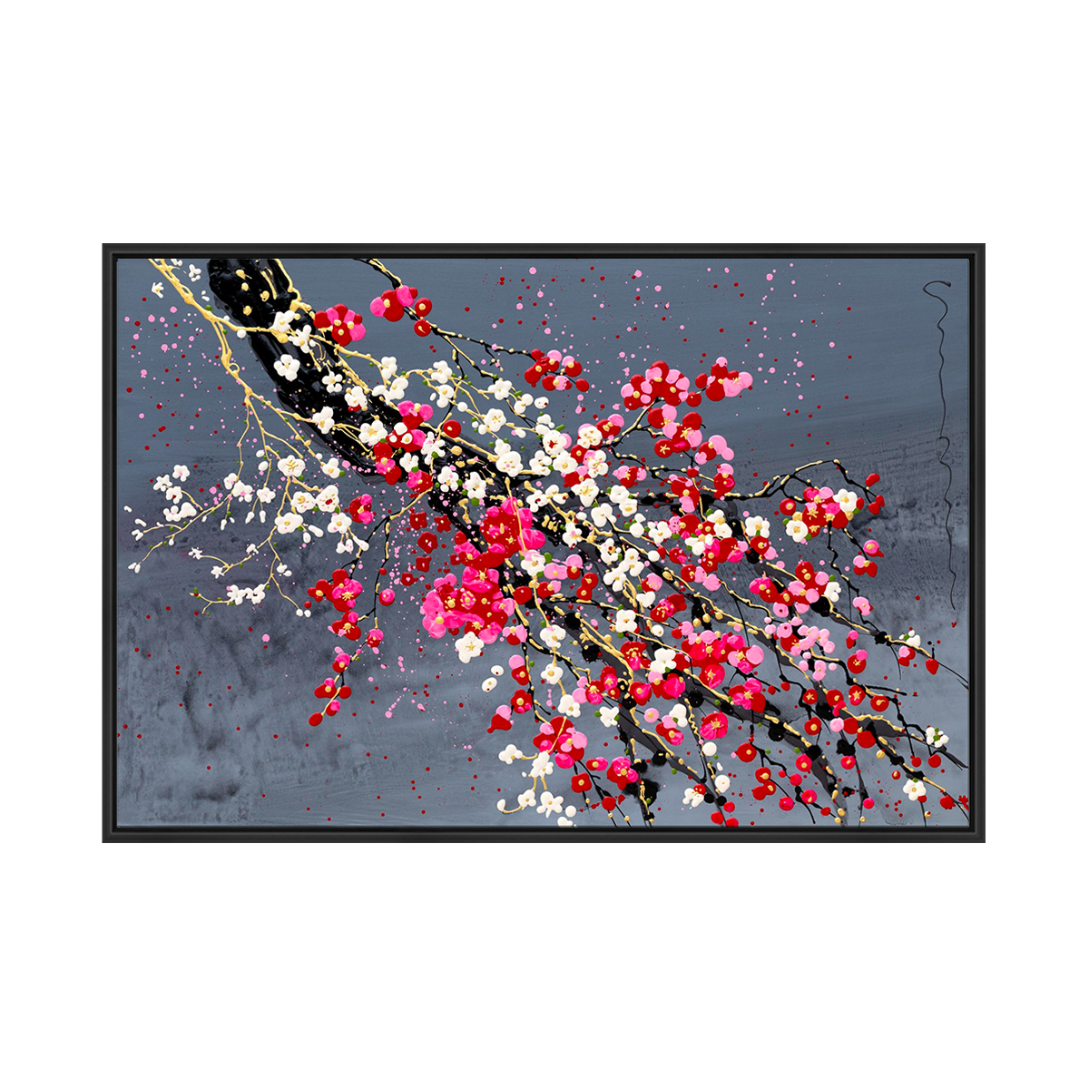 Plum + Cherry - Canvas Print