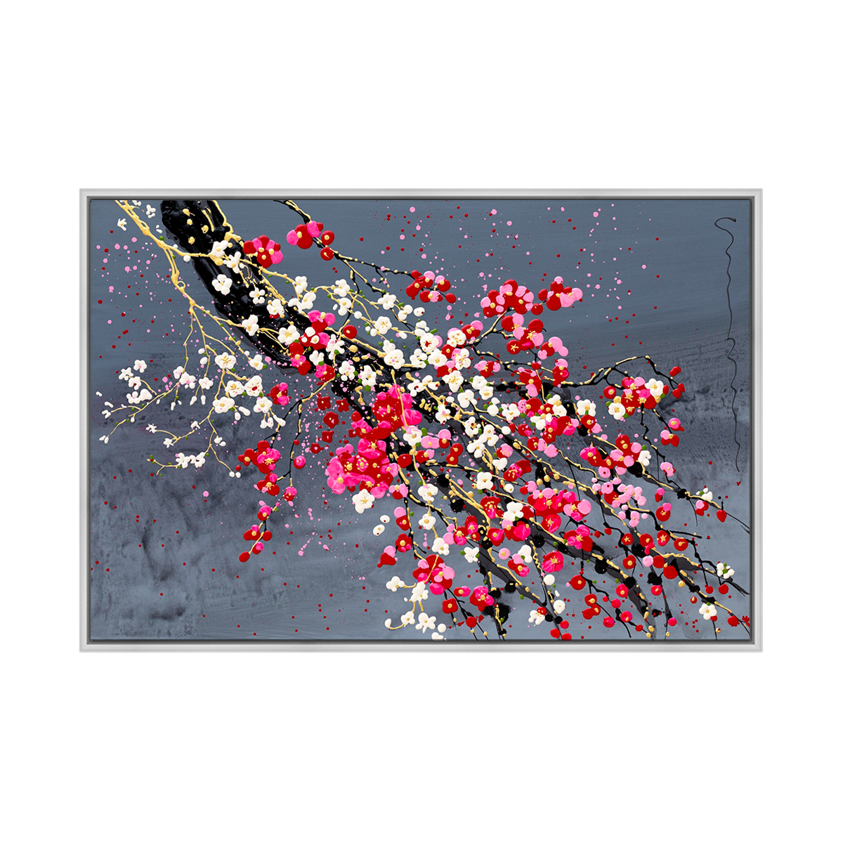 Plum + Cherry - Canvas Print