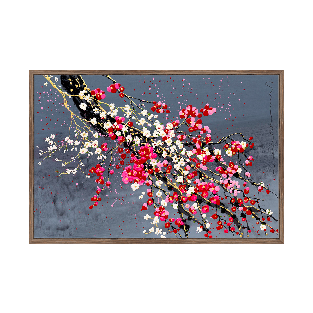 Plum + Cherry - Canvas Print