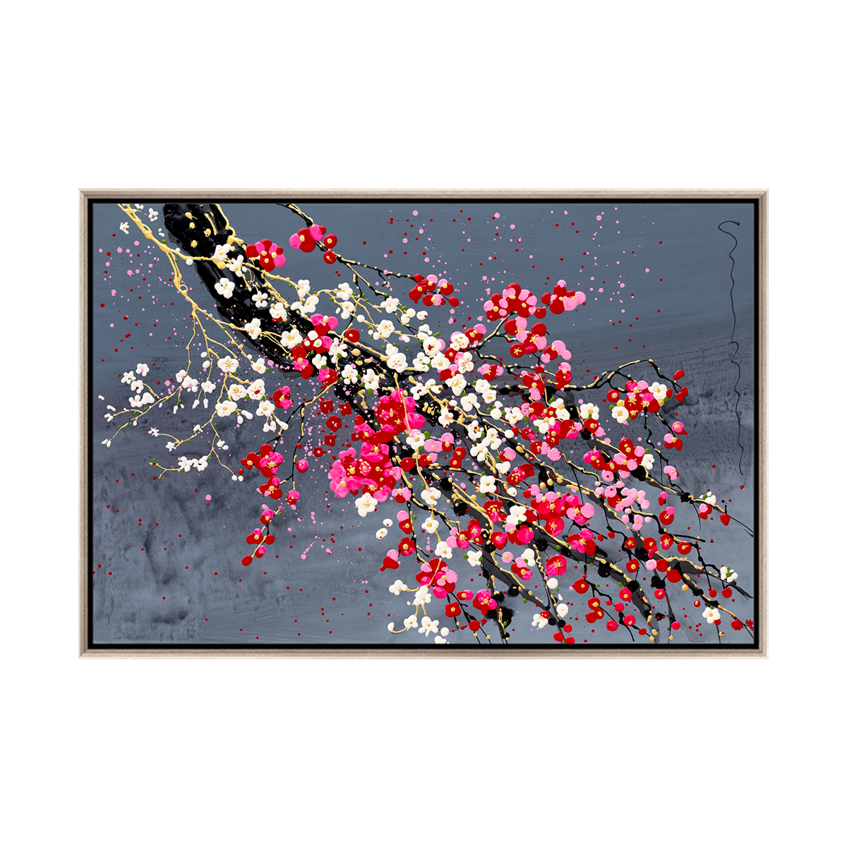 Plum + Cherry - Canvas Print