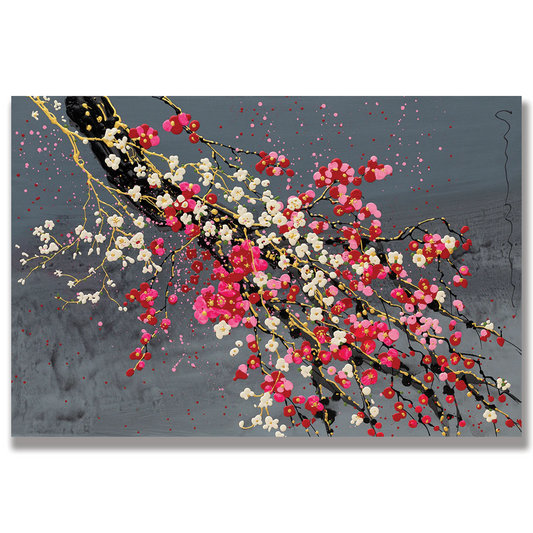 Plum + Cherry - Canvas