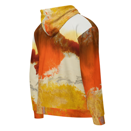 Orange + Gold - Zip Hoodie