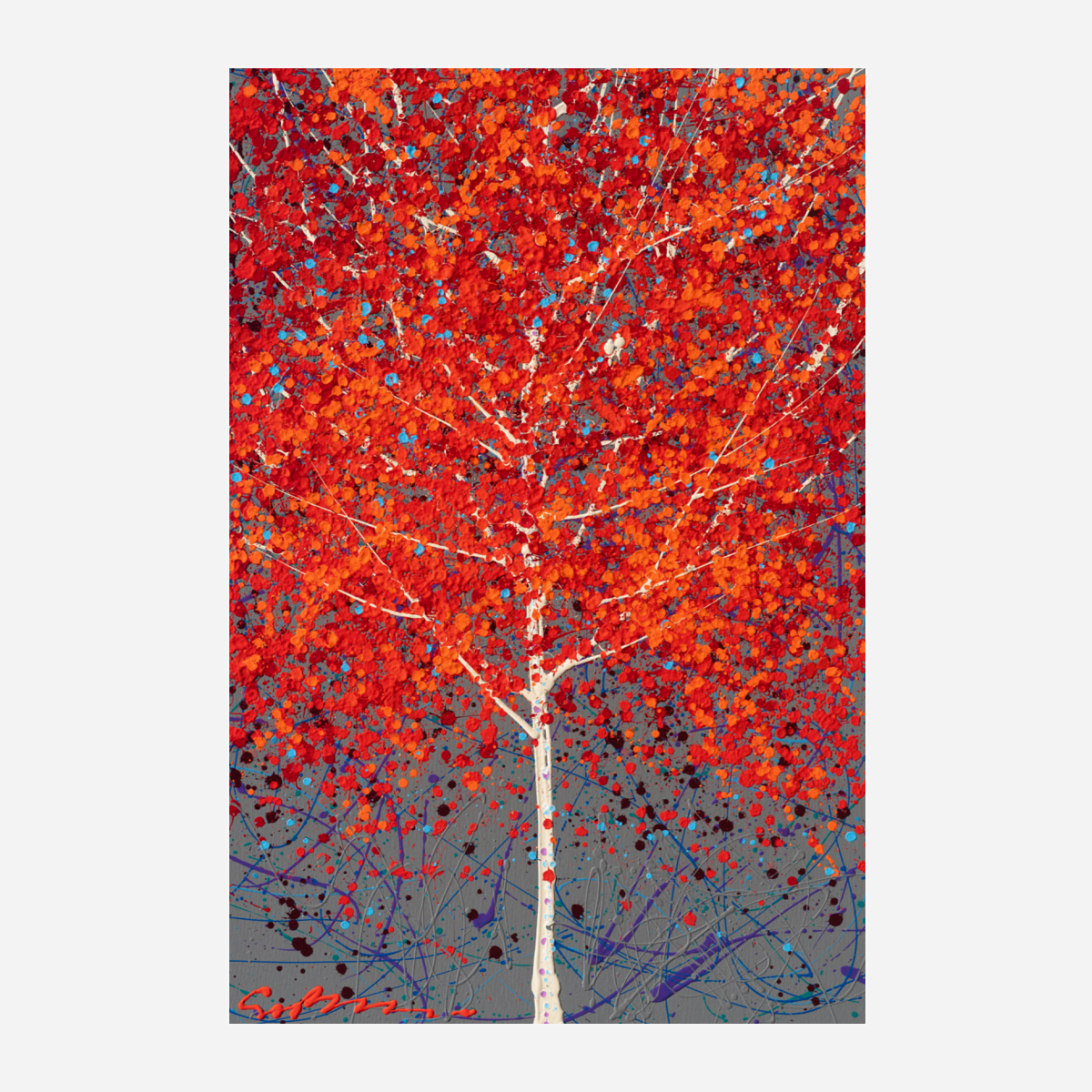 Falling For Us - Premium Canvas Print