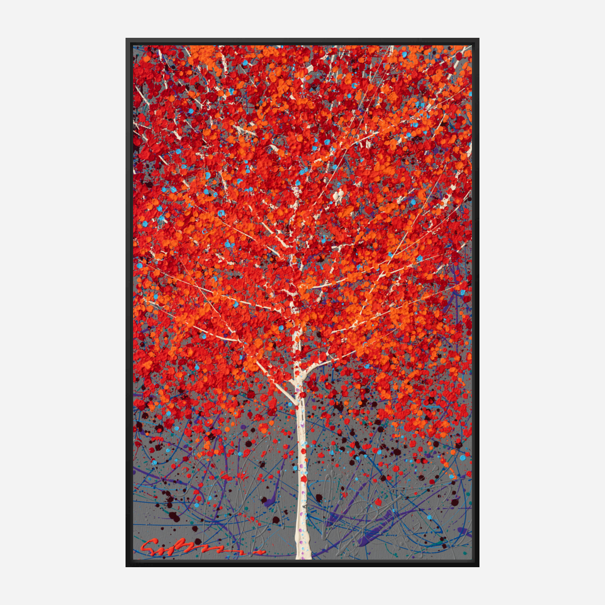 Falling For Us - Premium Canvas Print