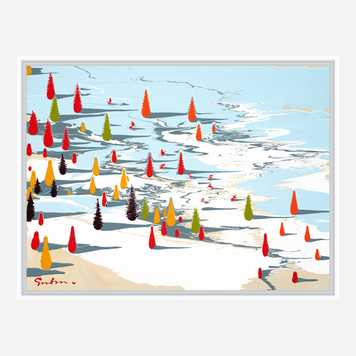 Home Run - Premium Canvas Print