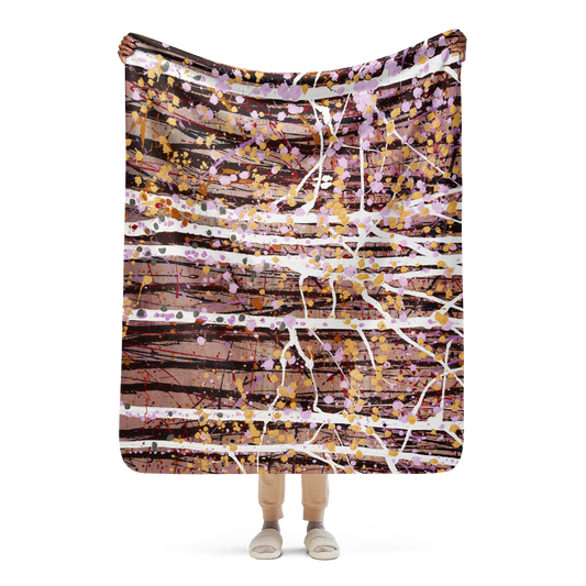 Woodland Kiss - Sherpa blanket