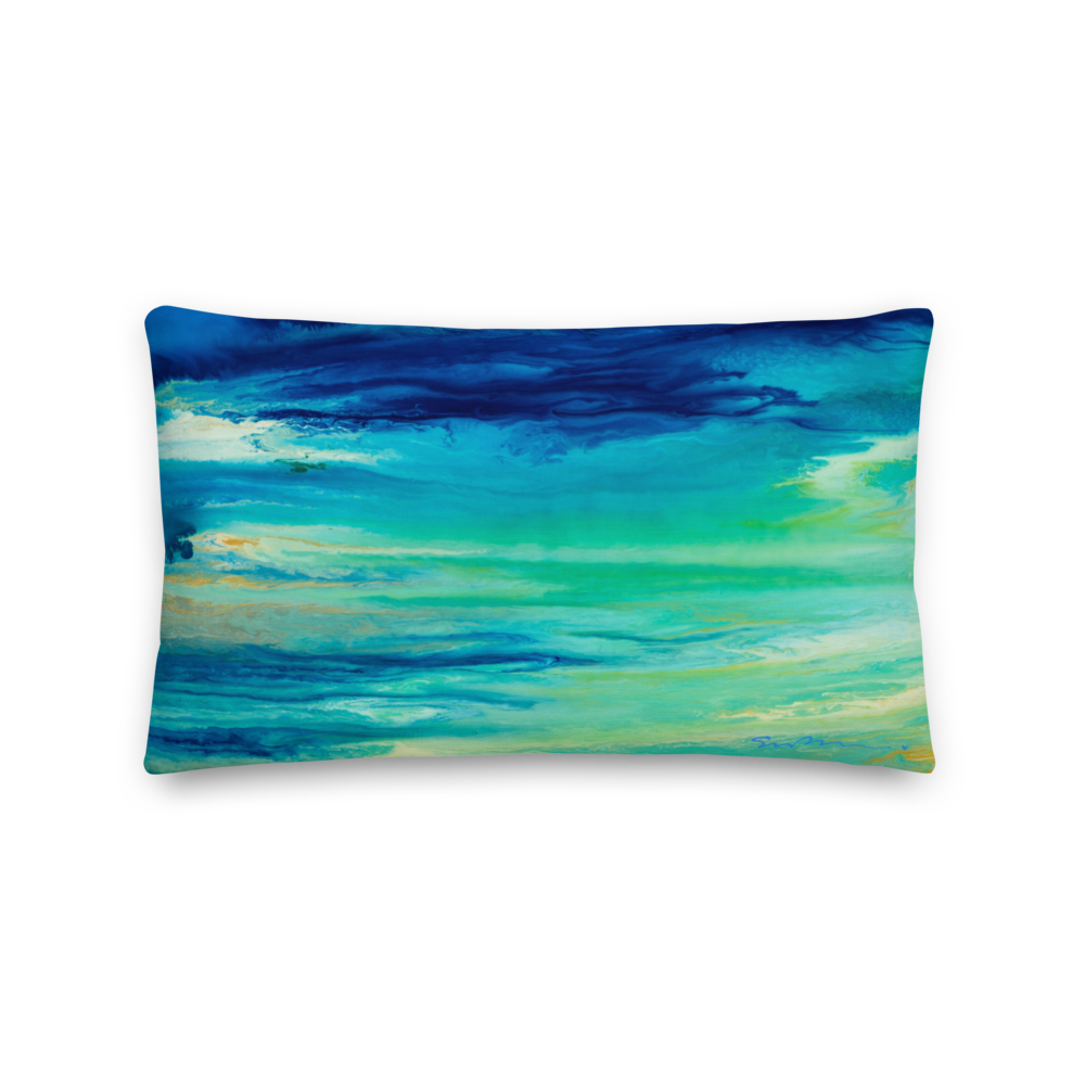 Aqua Terra - Double Sided Pillow
