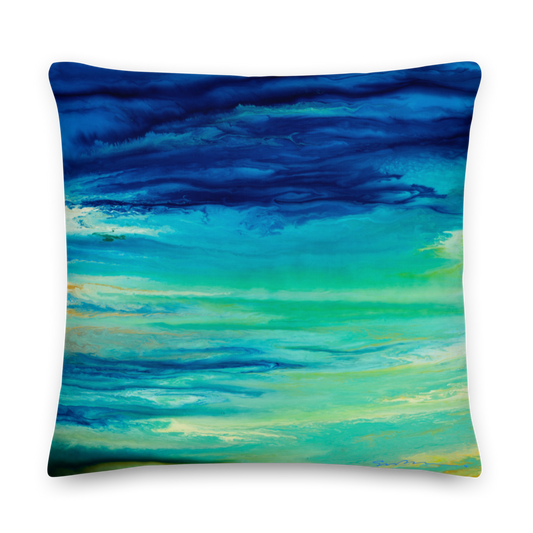 Aqua Terra - Double Sided Pillow